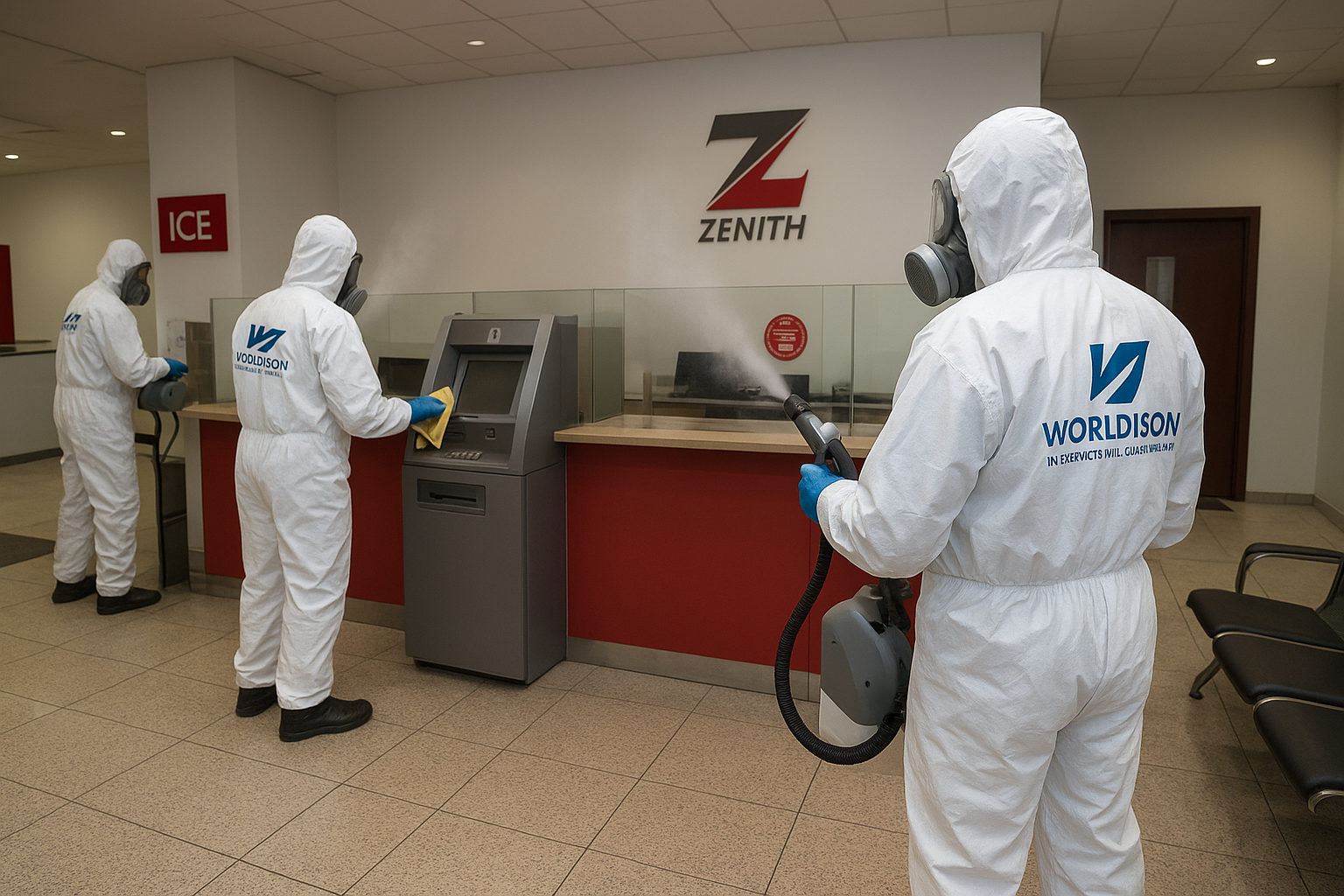 🧼 Newly Completed Project: Intensive Disinfection of Zenith Bank Branch